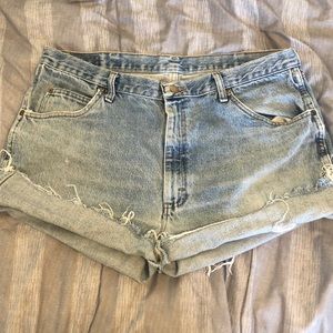 HIGH WAISTED WRANGLER denim jeans size 38